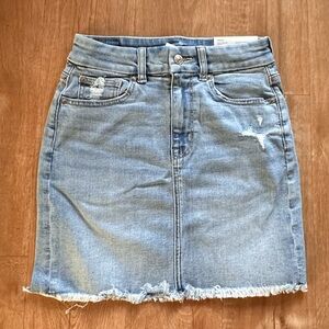 American Eagle Outfitters Light Blue Denim Mini Skirt